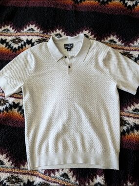 For The Republic Light Gray Polo